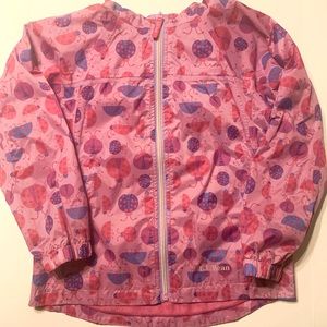Girls light spring raincoat
